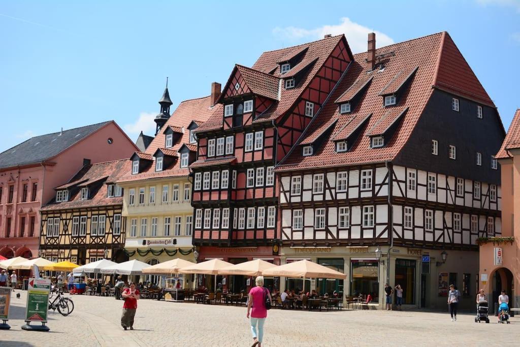 Schoene Ferienwohnung Mit Zwei Schlafzimmern Quedlinburg Exterior photo